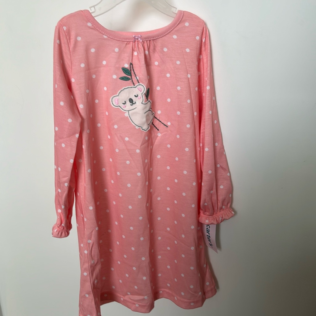 New With Tags Carters Toddler Girl Nightgown Size 23a